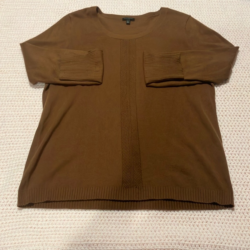 Talbots Brown Crew Neck Sweater